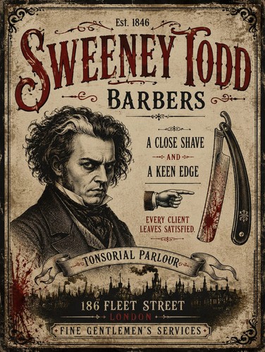 Sweeney todd stile storico - sweeney,