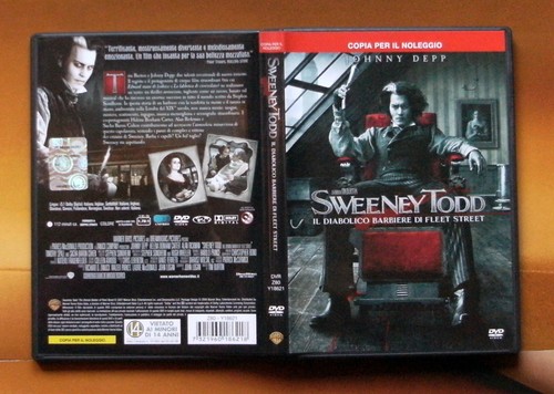 Dvd sweeney todd diaboilico - todd,