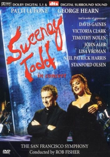 Sweeney todd concert dvd - in,