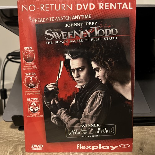 Rare flexplay sweeney todd dvd - sweeney,