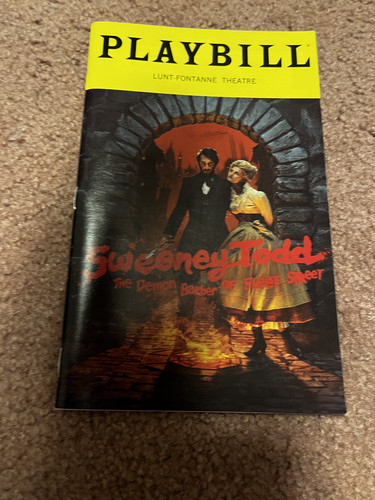 Playbill sweeney todd - playbill, luglio