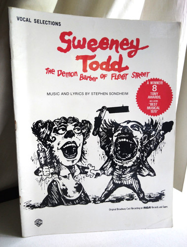 Sweeney todd vocal selections - todd,
