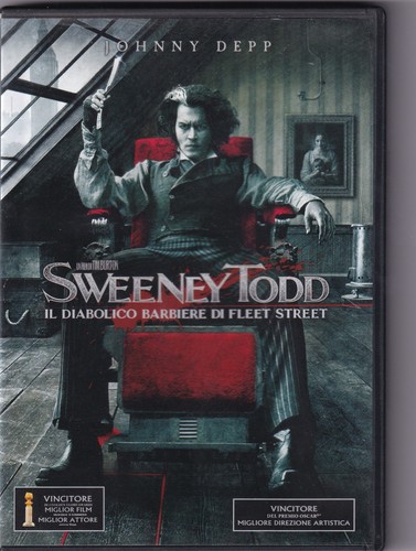 Sweeney todd dvd johnny depp - dvd,