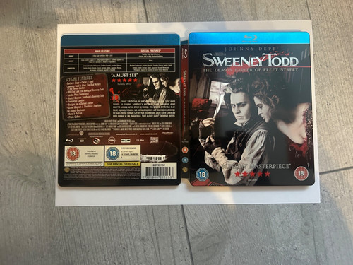 Sweeney todd steelbook - sweeney,