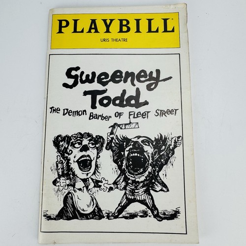 Playbill sweeney todd - playbill,