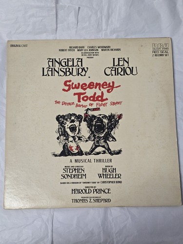 Sweeney todd original cast - sweeney,