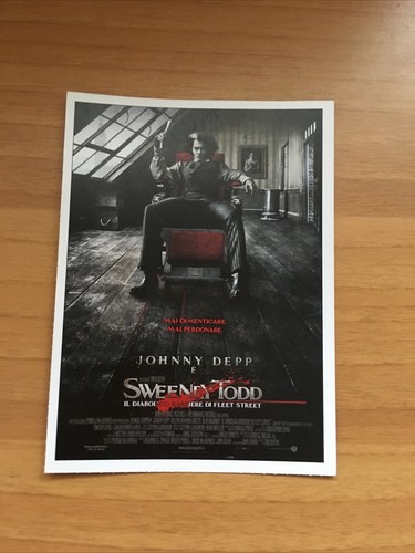 Sweeney todd film cartolina - -,