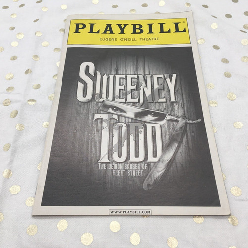 Playbill sweeney todd - playbill,