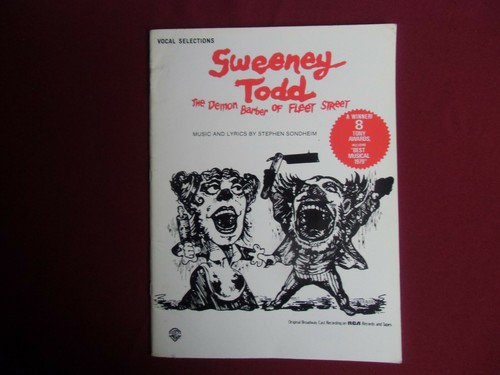 Sweeney todd songbook - todd.,
