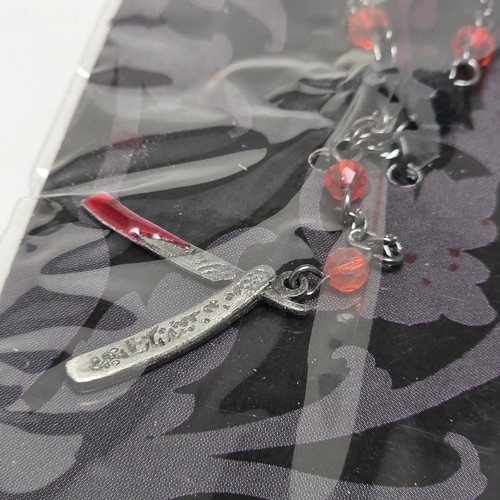 Collana rasoio logo sweeney - collana,