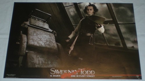Sweeney todd fotobusta - sweeney,