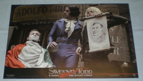 Sweeney todd fotobusta - sweeney,
