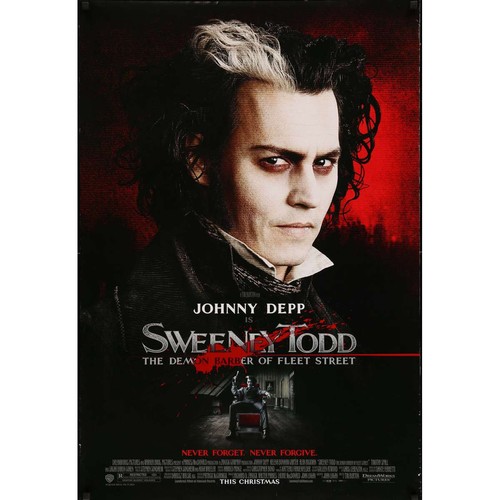 Sweeney todd affiche film - sweeney, de