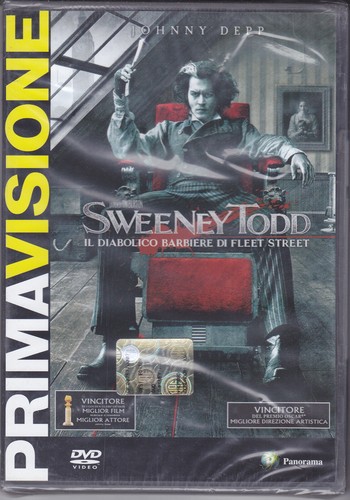 Dvd sweeney todd diabolico - sweeney,