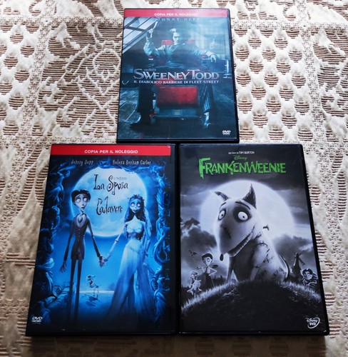 Lotto dvd tim burton - dvd,